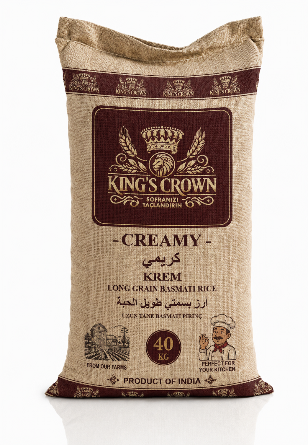 Long Grain Sella Basmati Rice Creamy